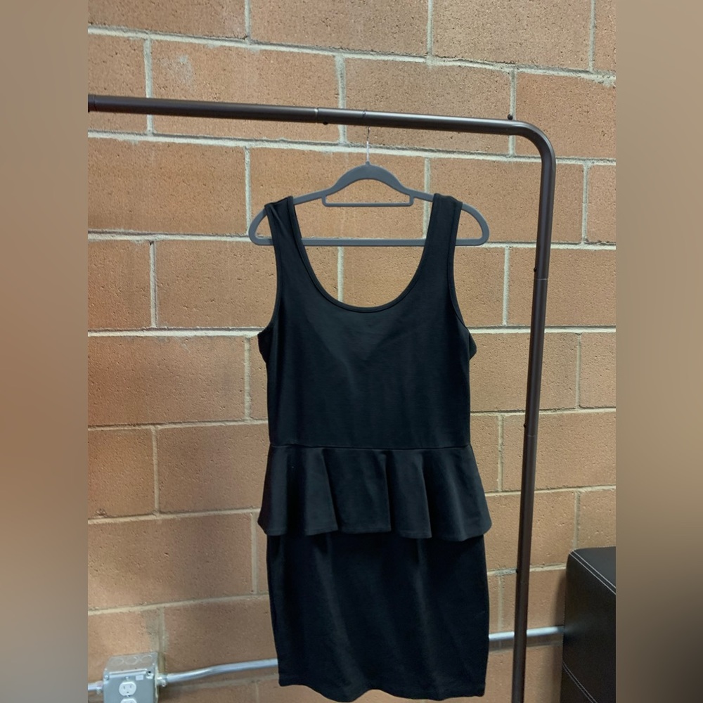 BOBI PEPLUM DRESS EUC